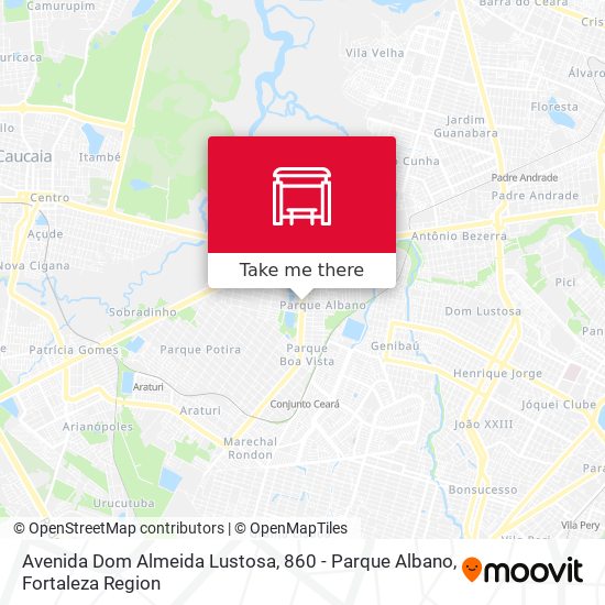 Avenida Dom Almeida Lustosa, 860 - Parque Albano map