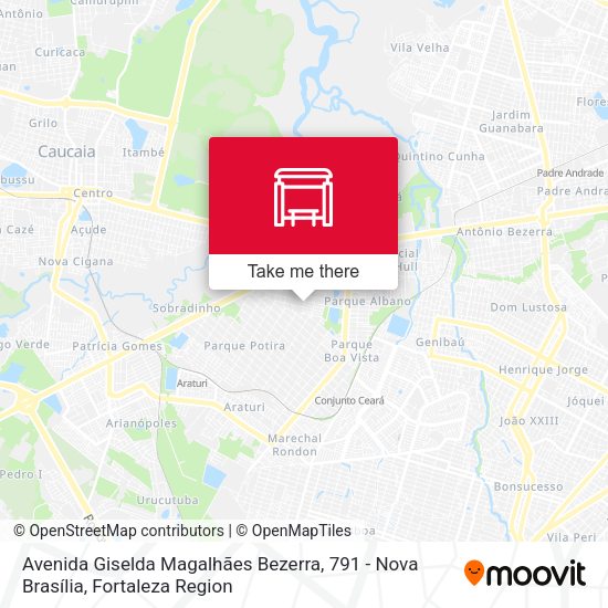 Avenida Giselda Magalhães Bezerra, 791 - Nova Brasília map
