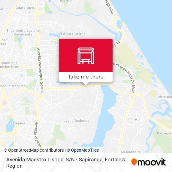 Mapa Avenida Maestro Lisboa, S / N - Sapiranga