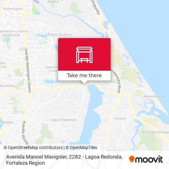 Avenida Manoel Mavignier, 2282 - Lagoa Redonda map