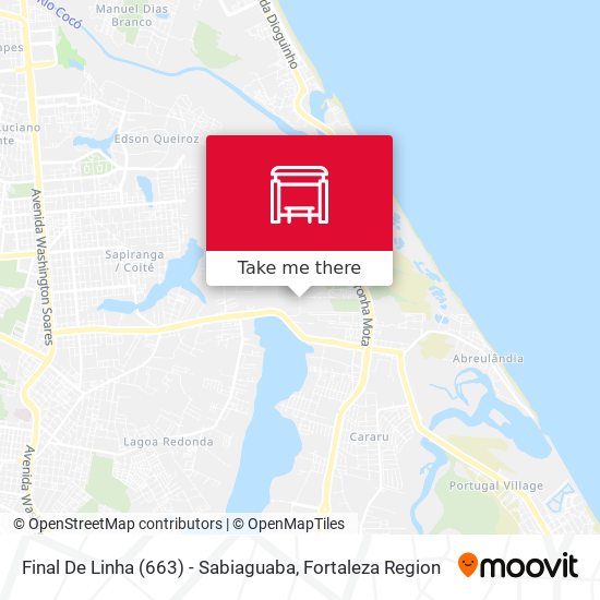Final De Linha (663) - Sabiaguaba map