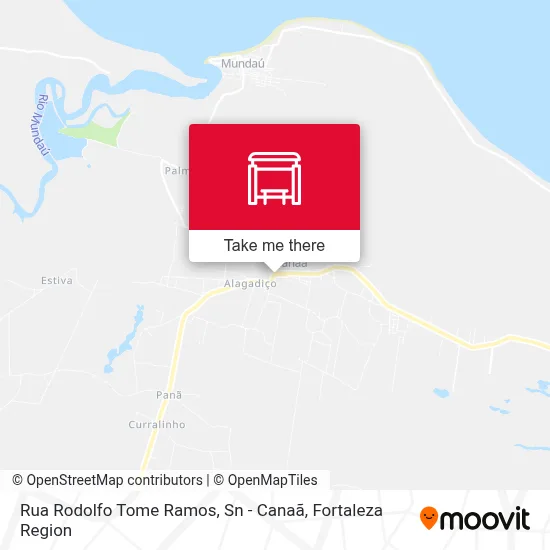 Rua Rodolfo Tome Ramos, Sn - Canaã map
