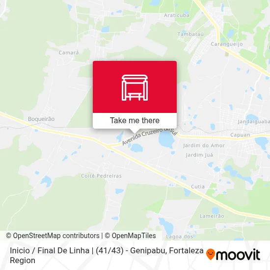 Inicio / Final De Linha | (41 / 43) - Genipabu map