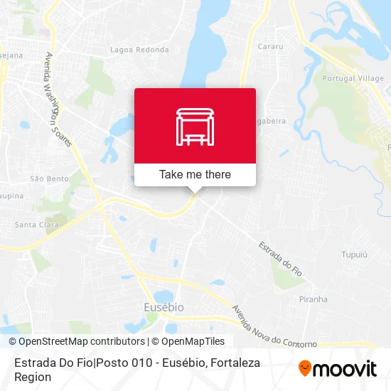 Estrada Do Fio|Posto 010 - Eusébio map