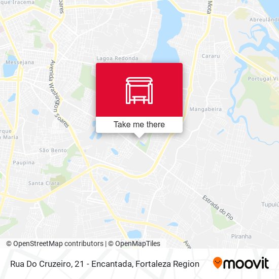 Rua Do Cruzeiro, 21 - Encantada map