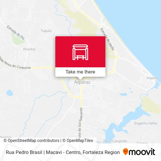 Rua Pedro Brasil | Macavi - Centro map