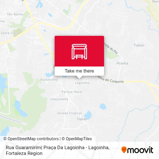Rua Guaramirim| Praça Da Lagoinha - Lagoinha map