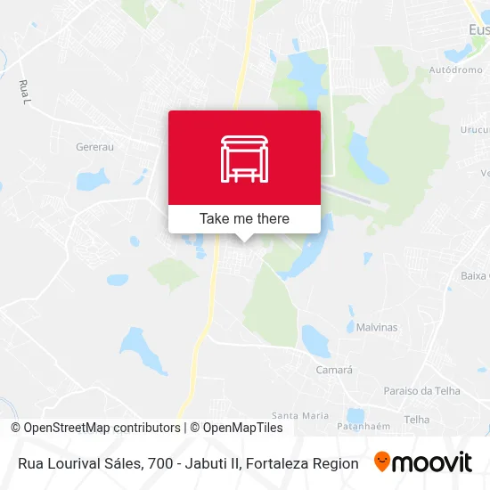 Rua Lourival Sáles, 700 - Jabuti II map