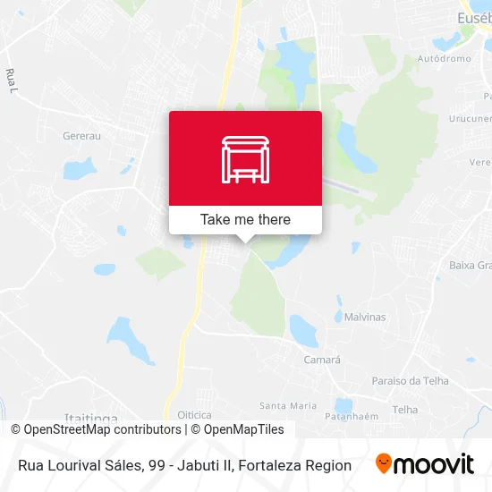 Rua Lourival Sáles, 99 - Jabuti II map