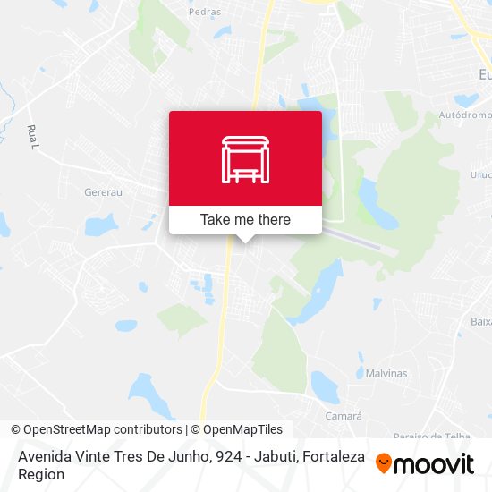 Avenida Vinte Tres De Junho, 924 - Jabuti map