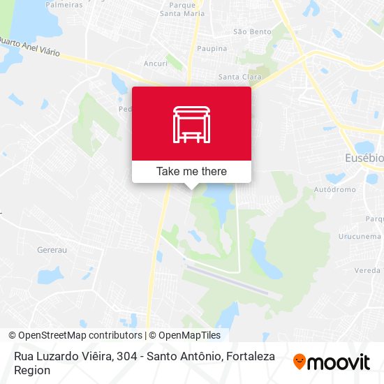 Rua Luzardo Viêira, 304 - Santo Antônio map
