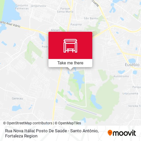 Rua Nova Itália| Posto De Saúde - Santo Antônio map