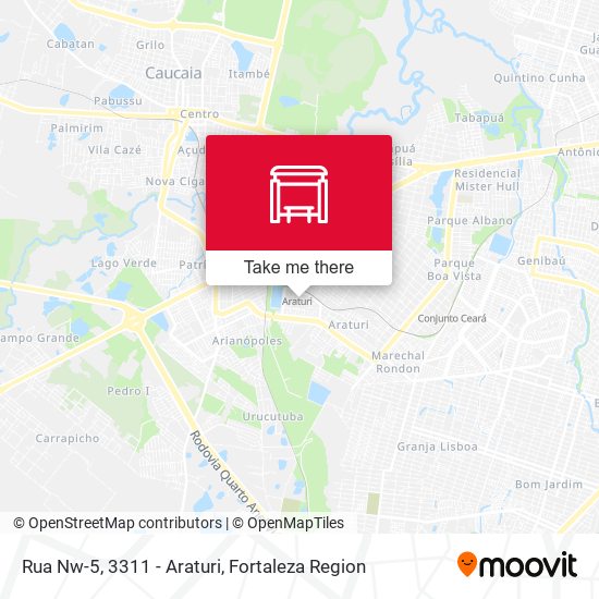 Rua Nw-5, 3311 - Araturi map