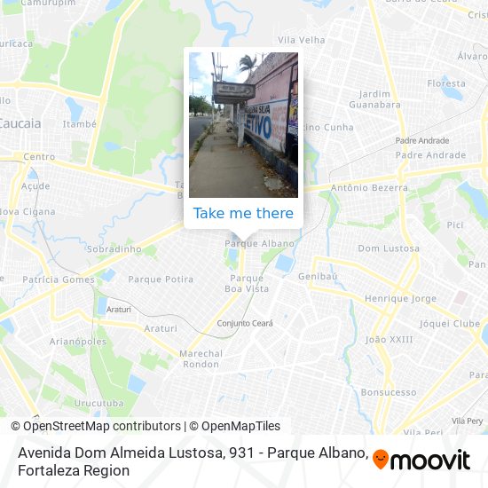 Avenida Dom Almeida Lustosa, 931 - Parque Albano map