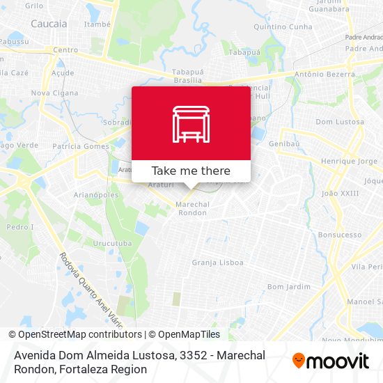Avenida Dom Almeida Lustosa, 3352 - Marechal Rondon map