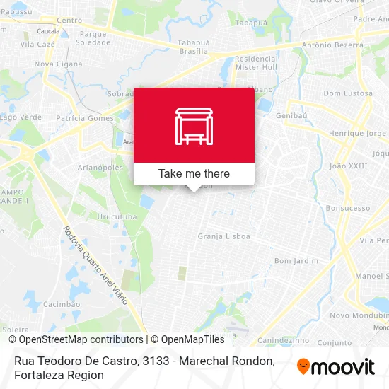 Rua Teodoro De Castro, 3133 - Marechal Rondon map