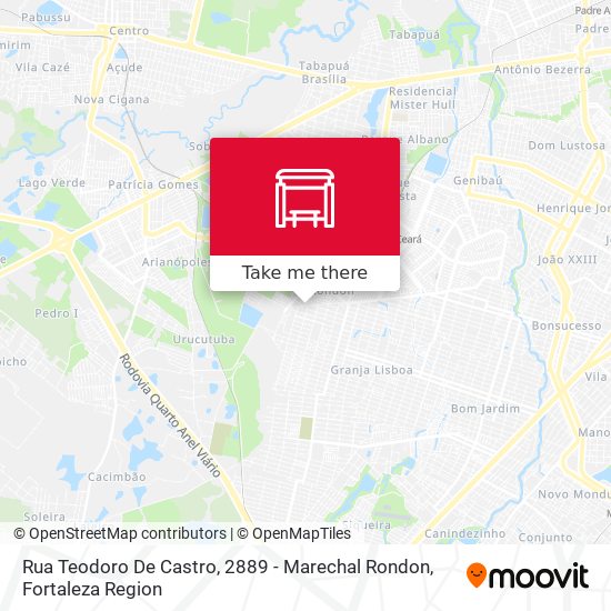 Rua Teodoro De Castro, 2889 - Marechal Rondon map
