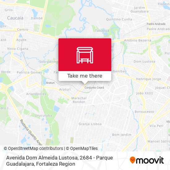 Avenida Dom Almeida Lustosa, 2684 - Parque Guadalajara map