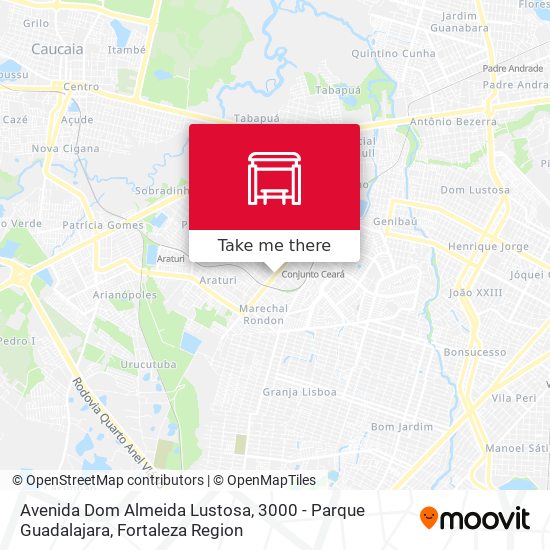 Avenida Dom Almeida Lustosa, 3000 - Parque Guadalajara map