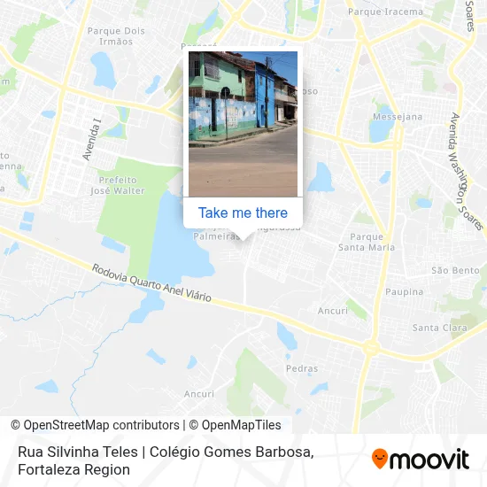 Rua Silvinha Teles | Colégio Gomes Barbosa map
