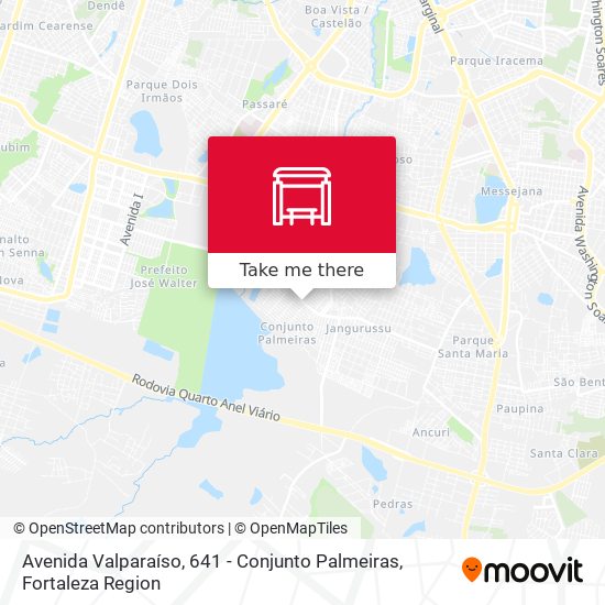 Avenida Valparaíso, 641 - Conjunto Palmeiras map