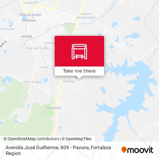 Avenida José Guilherme, 809 - Pavuna map