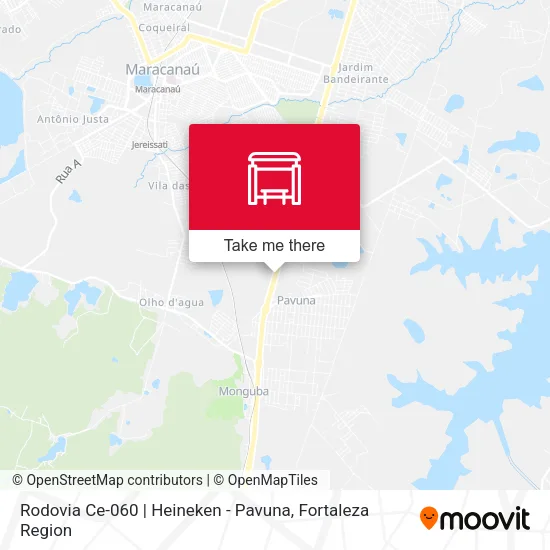 Rodovia Ce-060 | Heineken - Pavuna map