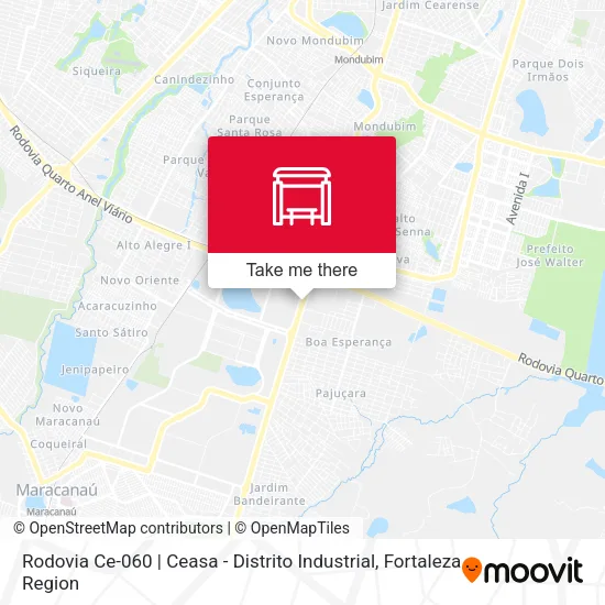 Rodovia Ce-060 | Ceasa - Distrito Industrial map