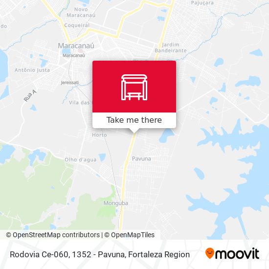 Rodovia Ce-060, 1352 - Pavuna map