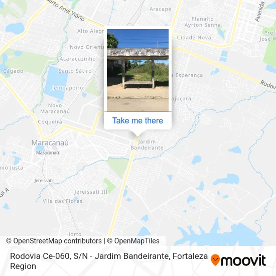 Rodovia Ce-060, S / N - Jardim Bandeirante map