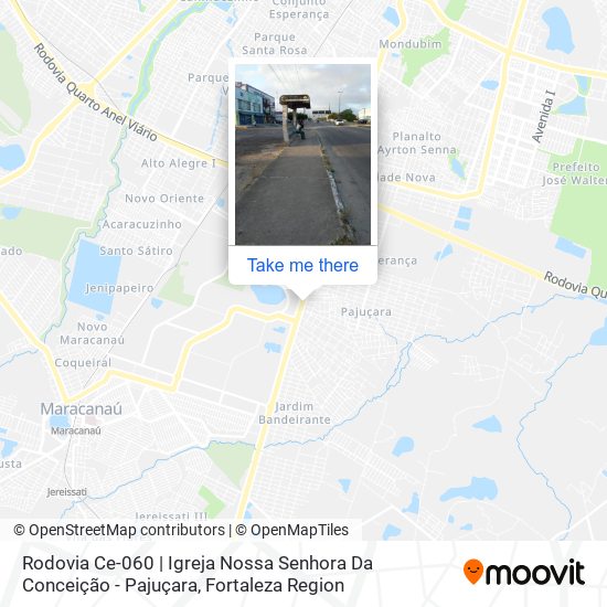 Rodovia Ce-060 | Igreja Nossa Senhora Da Conceição - Pajuçara map