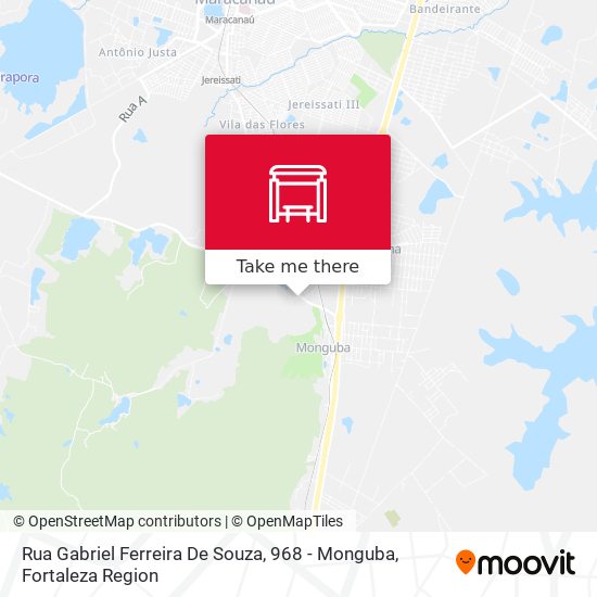 Rua Gabriel Ferreira De Souza, 968 - Monguba map