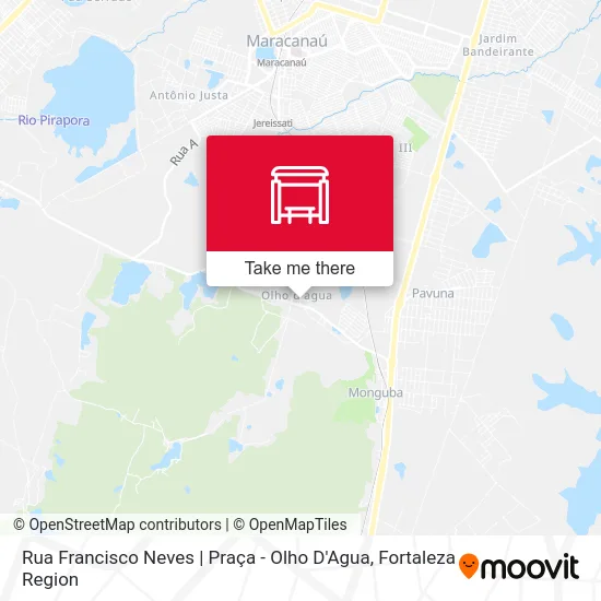Rua Francisco Neves | Praça - Olho D'Agua map