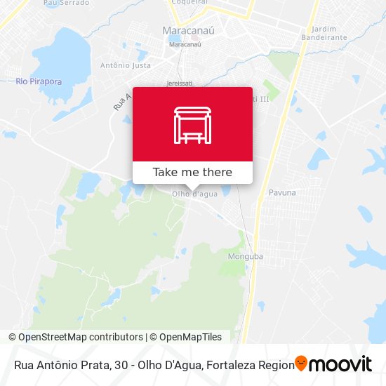 Rua Antônio Prata, 30 - Olho D'Agua map