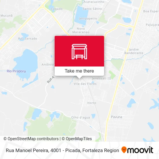Rua Manoel Pereira, 4001 - Picada map