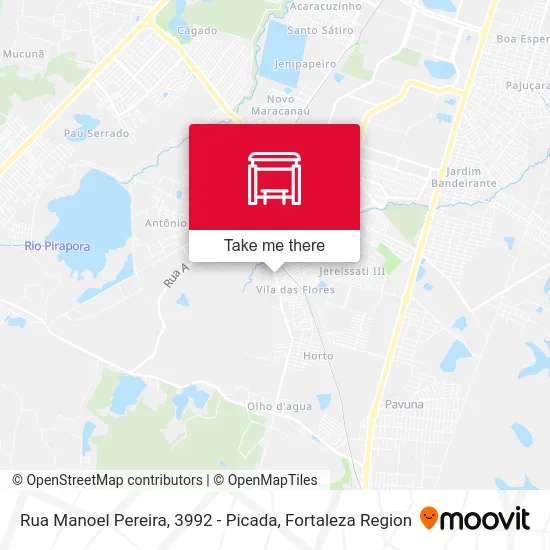 Rua Manoel Pereira, 3992 - Picada map