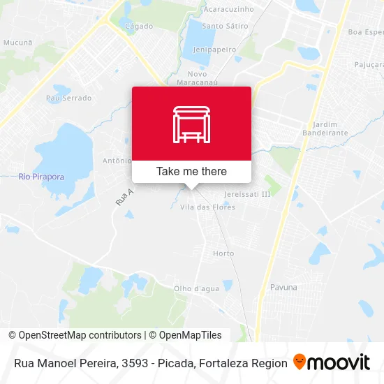 Rua Manoel Pereira, 3593 - Picada map