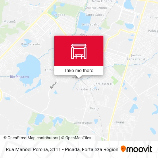 Rua Manoel Pereira, 3111 - Picada map