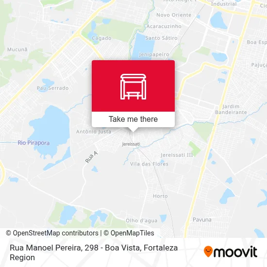 Rua Manoel Pereira, 298 - Boa Vista map
