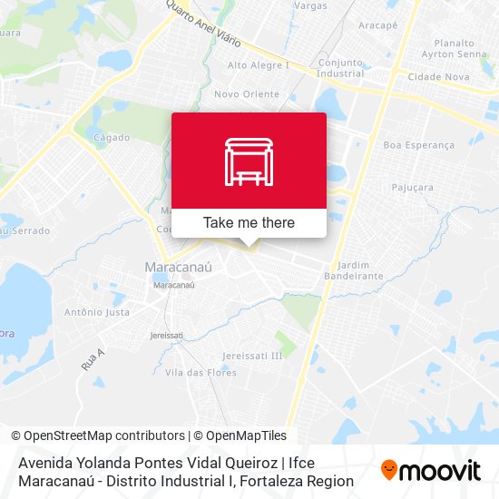 Avenida Contorno Norte | Ifce Maracanaú - Distrito Industrial I map