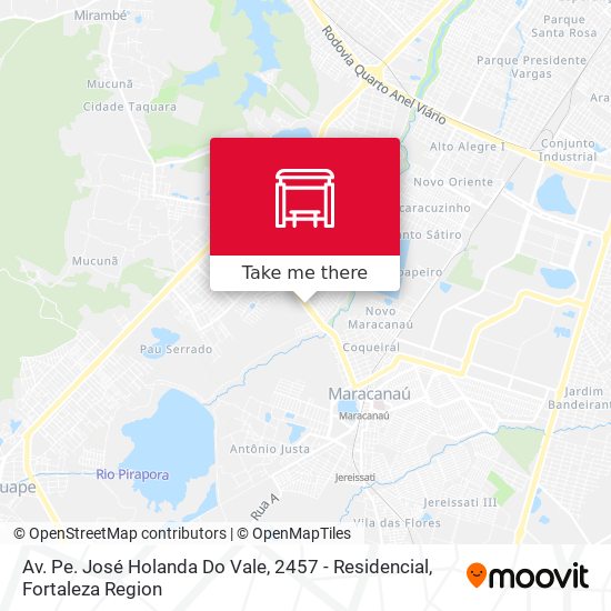 Av. Pe. José Holanda Do Vale, 2457 - Residencial map