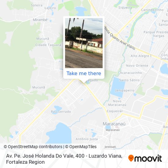 Av. Pe. José Holanda Do Vale, 400 - Luzardo Viana map