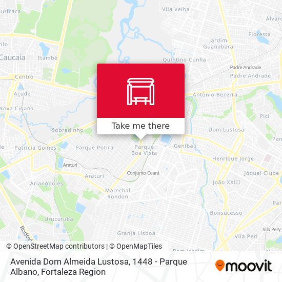 Avenida Dom Almeida Lustosa, 1448 - Parque Albano map