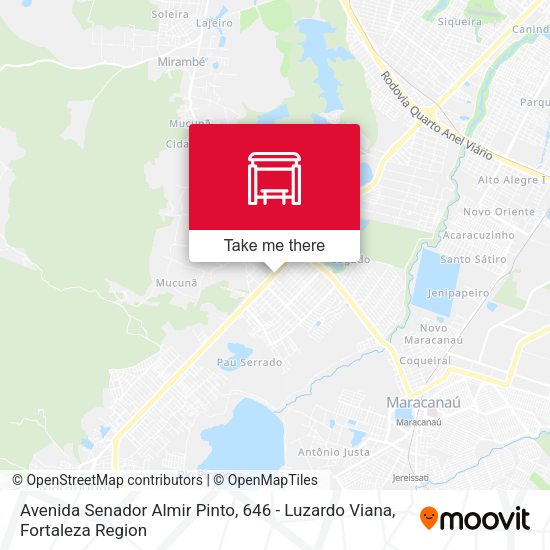 Avenida Senador Almir Pinto, 646 - Luzardo Viana map