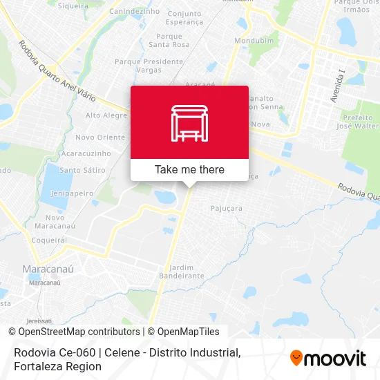 Rodovia Ce-060 | Celene - Distrito Industrial map