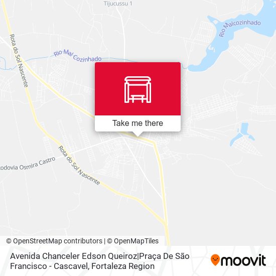 Avenida Chanceler Edson Queiroz|Praça De São Francisco - Cascavel map