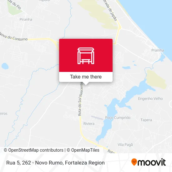 Rua 5, 262 - Novo Rumo map