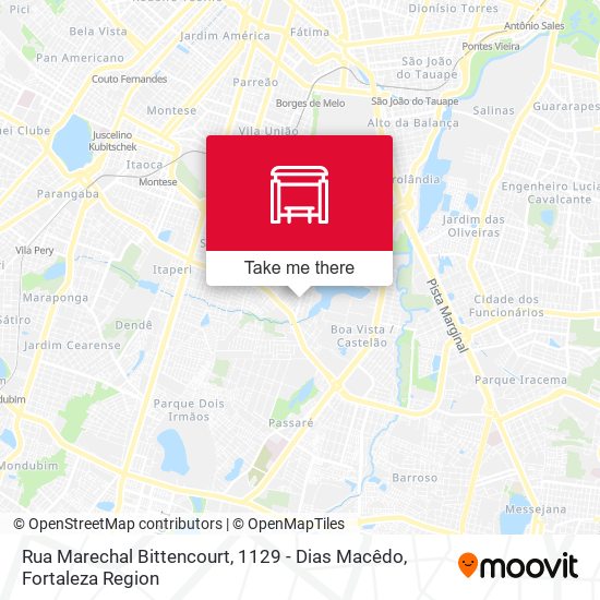 Rua Marechal Bittencourt, 1129 - Dias Macêdo map