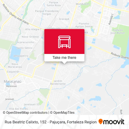 Rua Beatriz Calixto, 152 - Pajuçara map