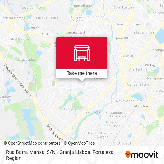 Rua Barra Mansa, S / N - Granja Lisboa map